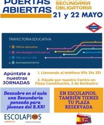JORNADAS DE PUERTAS ABIERTAS ESO