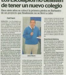 ¿No?: Jesús Elizari, Provincial Escolapios Emaús, habla sobre el futuro de nuestro colegio.