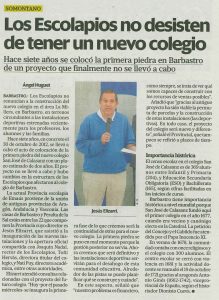 ¿No?: Jesús Elizari, Provincial Escolapios Emaús, habla sobre el futuro de nuestro colegio.