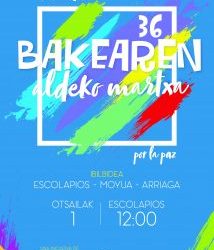 Comenzamos la semana por la paz>BILBAO