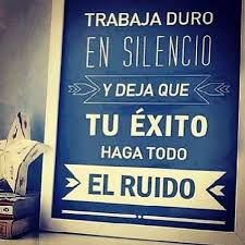 Trabajo en silencio que suena mucho