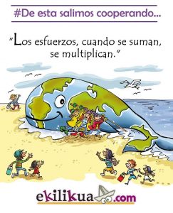 EN CASA… ABRIENDO LAS MANOS Y EL CORAZÓN