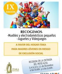IX EDICIÓN RASTRILLO SOLIDARIO NAVIDAD ITAKA ESCOLAPIOS