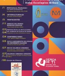 AGENDA ITAKA ESCOLAPIOS BILBAO Y PRESENCIA ESCOLAPIA BILBAO DE JUNIO