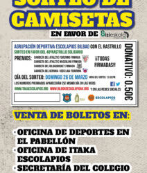 NÚMEROS PREMIADOS SORTEO DE CAMISETAS