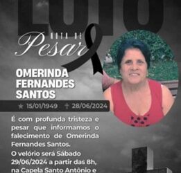 Fallecimiento de Olmerinda Fernandes