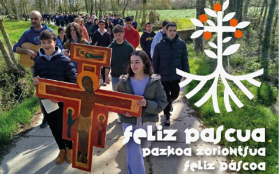 Feliz Pascua / Pazkoa zoriontsua / Feliz Páscoa